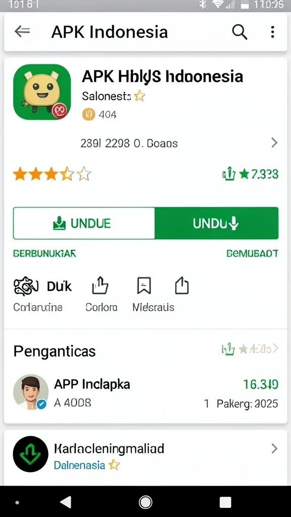 bokedomino - Tampilan antarmuka yang ramah pengguna.
