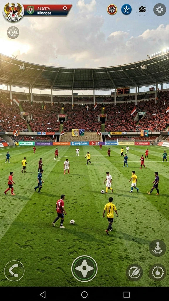 ins55 - Screenshot INS55 menunjukkan dunia yang penuh warna dan detail.