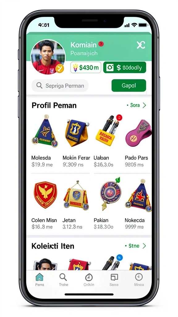 jktok - Tampilan antarmuka yang modern dan user-friendly.