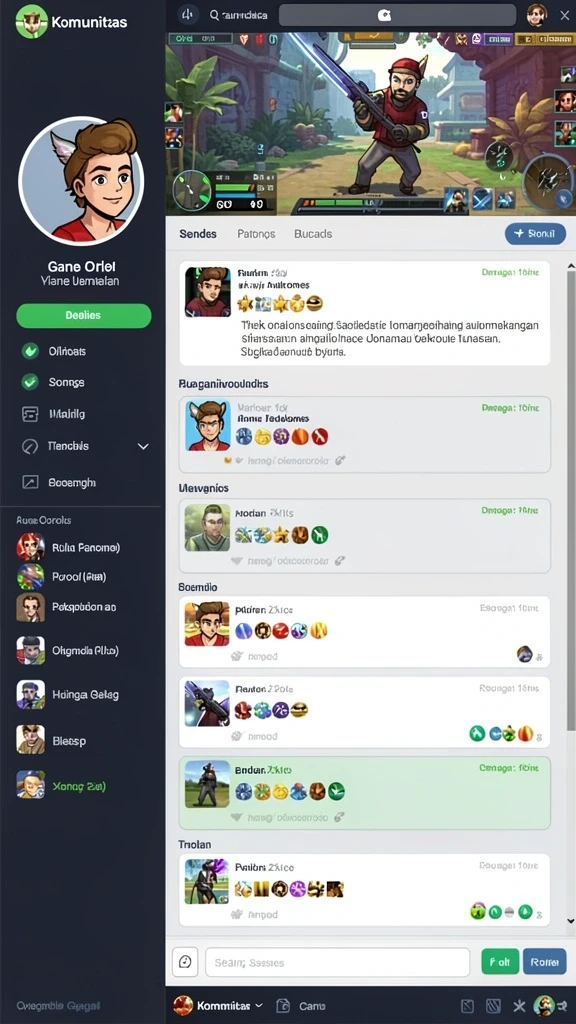 jktok - Fitur interaksi sosial yang mengasyikkan dan mendekatkan pemain.