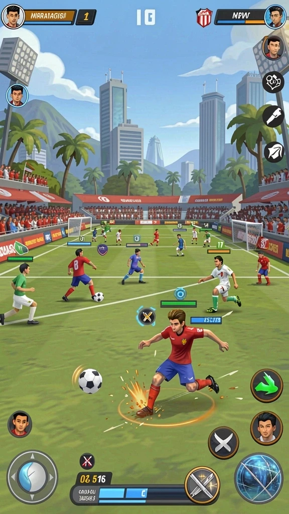 megapetir - Screenshot menunjukkan karakter utama dalam petualangan.