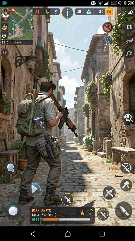menara4d - Screenshot menampilkan grafik menakjubkan dalam game.
